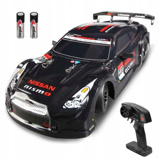 Auto na diaľkové ovládanie RC LED Auto na diaľkové ovládanie 4x4 BIG Drift LED na drift + Energizer AA alkalická batéria (R6) 2 ks.